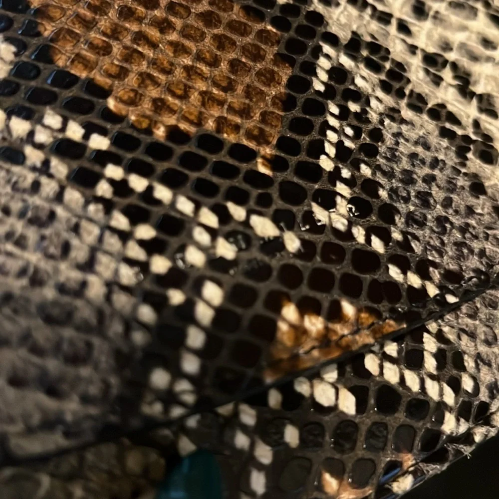 Simon Miller Bend Shoulder Bag in Snake Print